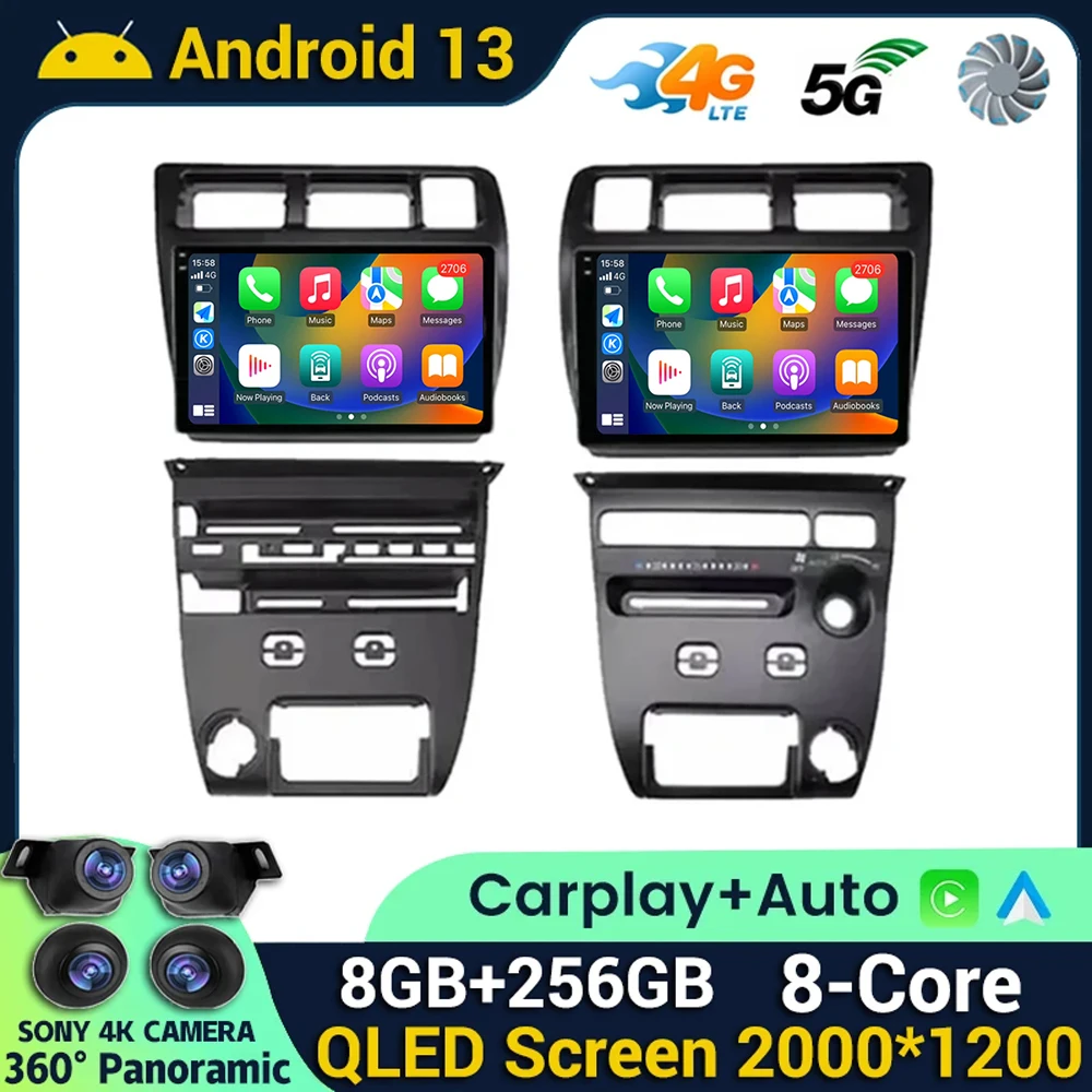 

Android 13 для Toyota Corolla Sprinter 1993 - 1997 автомобильный стерео радио плеер мультимедийный Головной блок GPS навигация Carplay No 2din