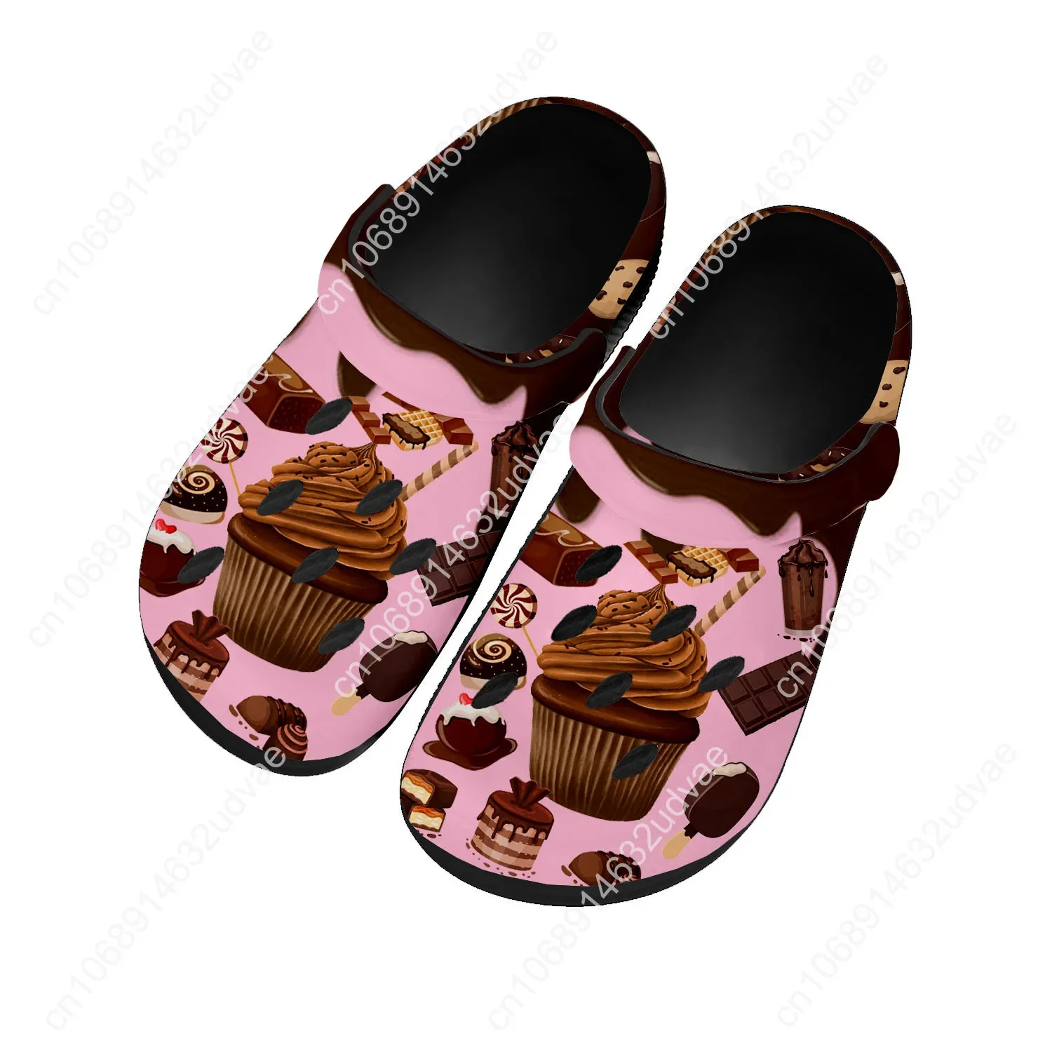 

Cartoon Cake Chef Sandals Women Teenager Home Fashion Water Shoe High Quality Garden Breathable Comfort Beach Hole Slippers