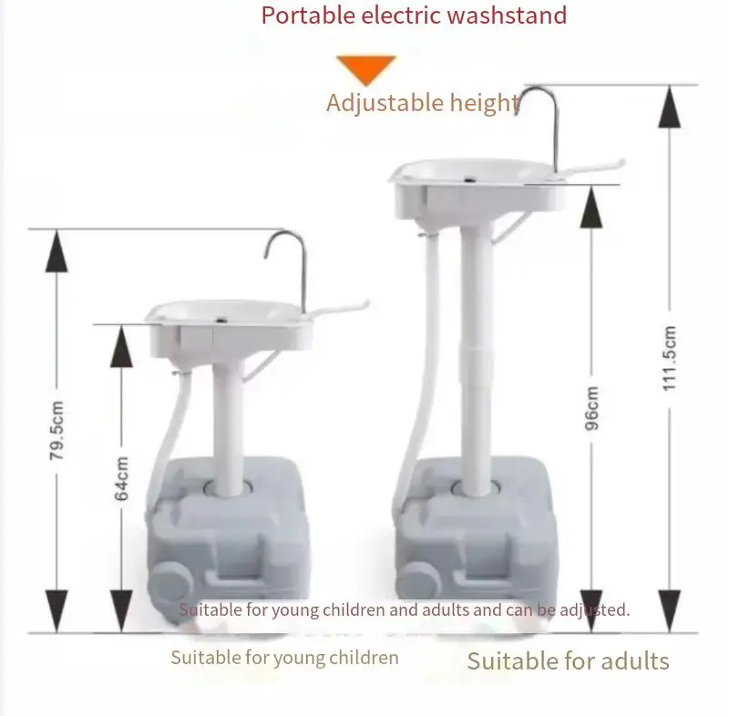 For Electric cleaning table Portable movable washing table Washbasin Outdoor epidemic prevention Emergency disaster relief