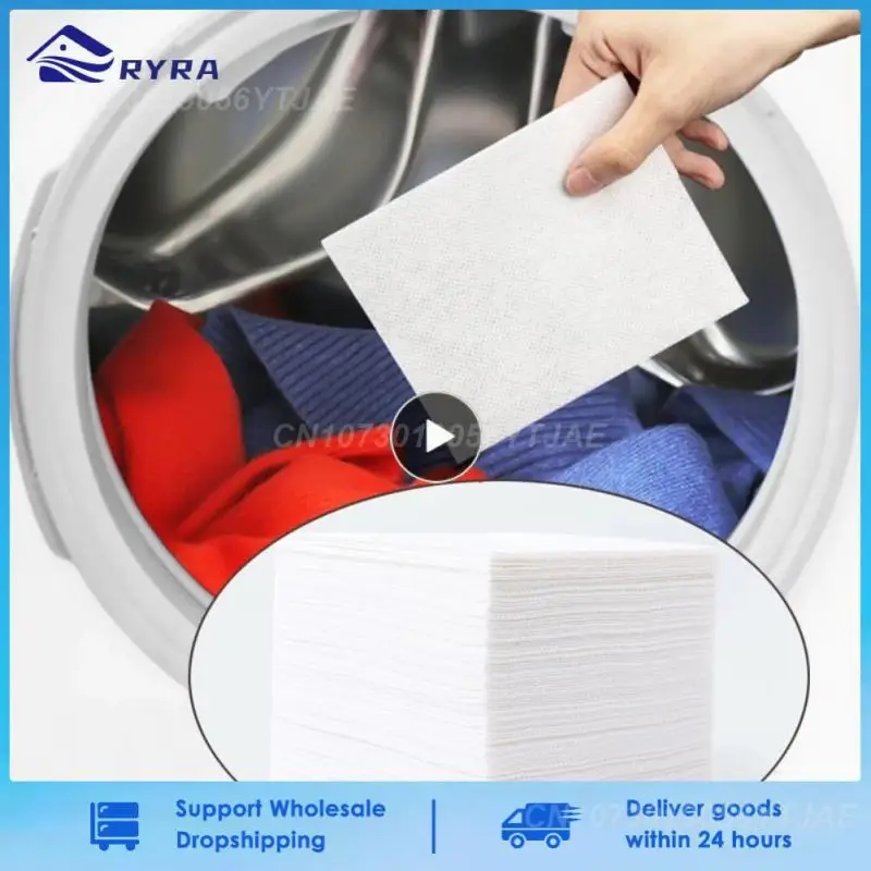 Color Absorption Paper Colour Catcher Sheet Anti Cloth Dyed Leaves Laundry Color Run Remove Sheet In Washing Machine