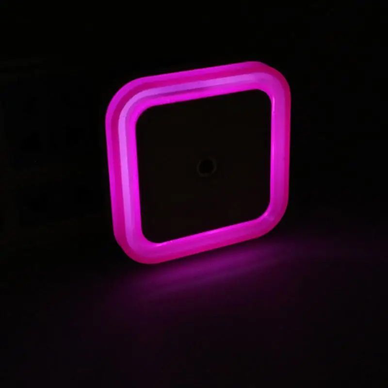 Mini Cute Wall Plug-in LED Night Light Auto Sensor Bedside Lamp For Bedroom Kid's Room Hallway Corridor Stairs US 110V 220V