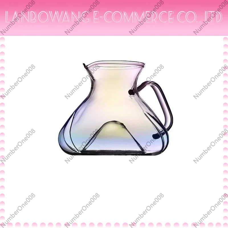 Pour Over Coffee Dripper Set, Glass Sharing Carafe Server,Cone Filter Cup,American Hand Brew Coffee Pot with Paper Filters