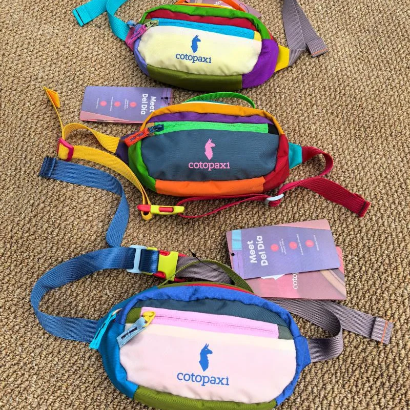 1.5/3L Cotopaxi عبر الجسم الدوبامين الصدر ماكياج حقيبة أدوات الزينة في الهواء الطلق موضة حقيبة كتف زوجين الخصر جيوب حقيبة مهرجان هدية