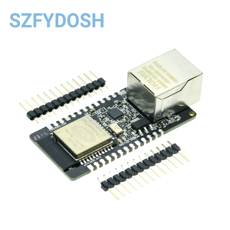 WT32-ETH01 Embedded Serial Port Networking, BT Ethernet WiFi Combo Gateway, Wireless Module for ESP32