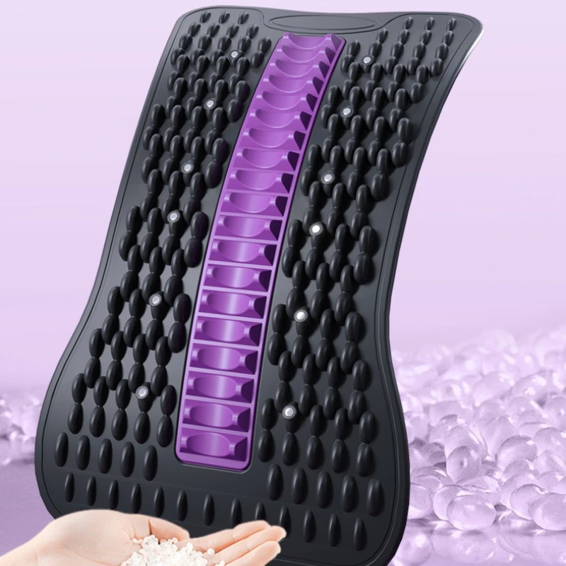 Lumbar Stretcher Back Relief Device Waist Traction Massager, Home Spine Correction Relax Exercise Tool view 4