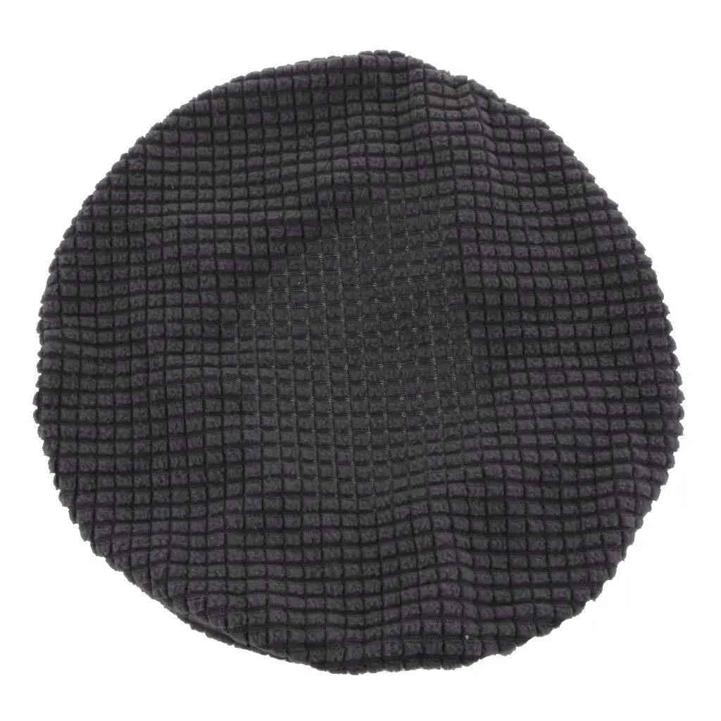 Super Breathable Round Stool Seat Cover Plush Cushions Cover Slip Resistant for Bar Chair Protector Living Room