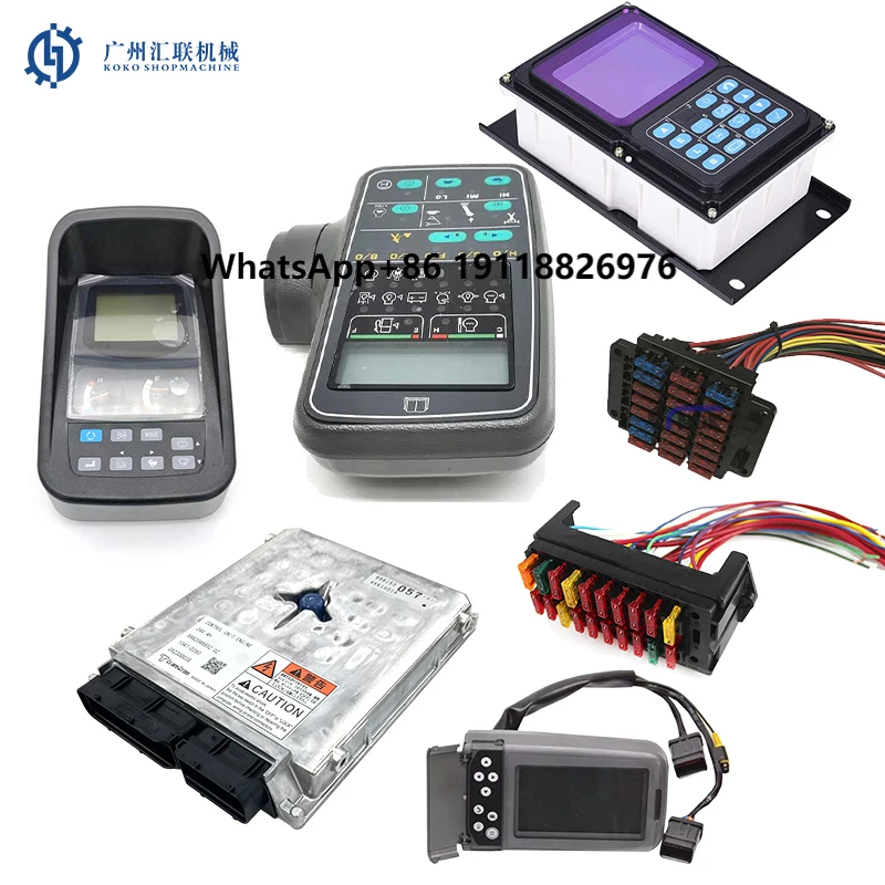 

Electric Parts Excavator Plug Display Panel Lcd Screen for Cummins Komatsu