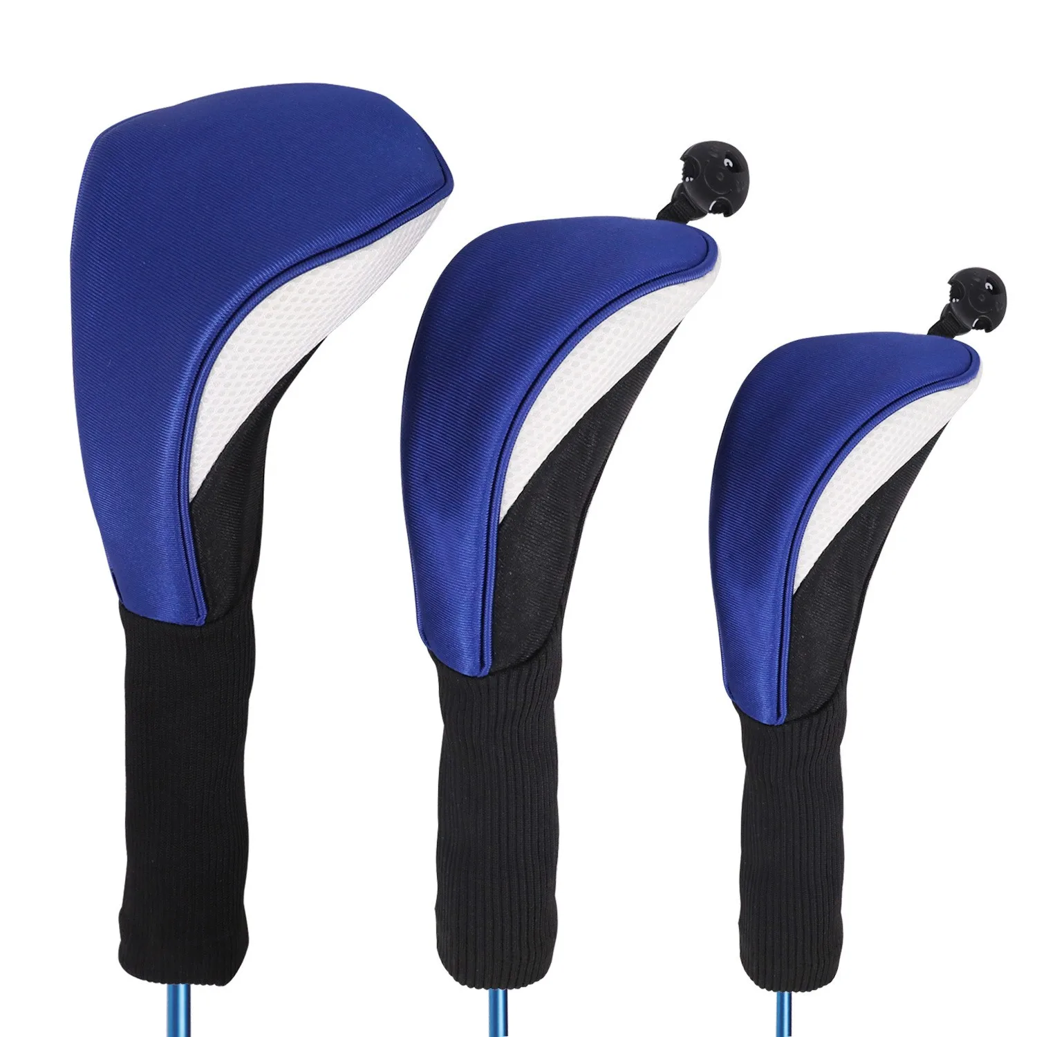 3 pçs/set clube cabeças tampa macia madeira Golf Club Driver Headcovers Professinal Golf cabeça capas proteger conjunto 5 cores