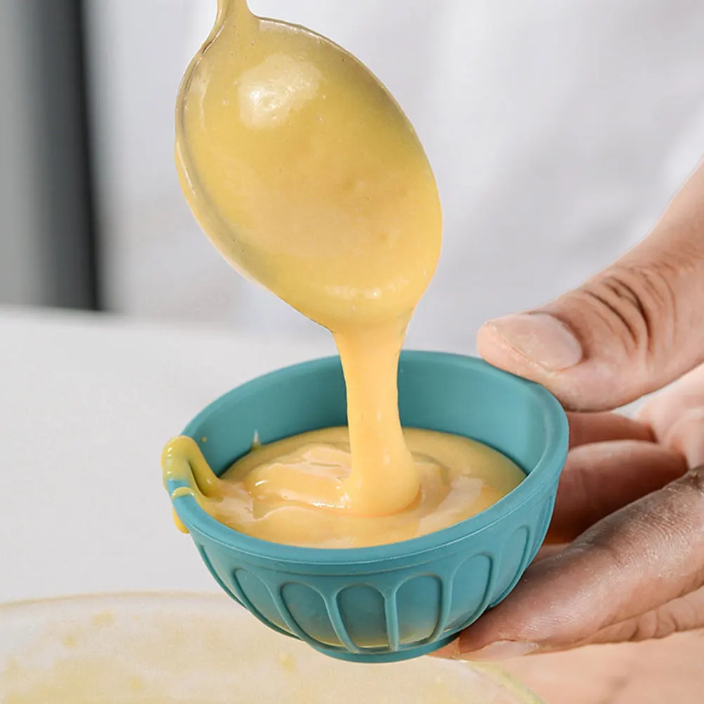 

4Pcs Silicone Non-Stick Cake Cup Muffin Mold DIY Baking Mold Round Shape Baking Supply Easy Clean Cake Cup DIY Silicone Molds