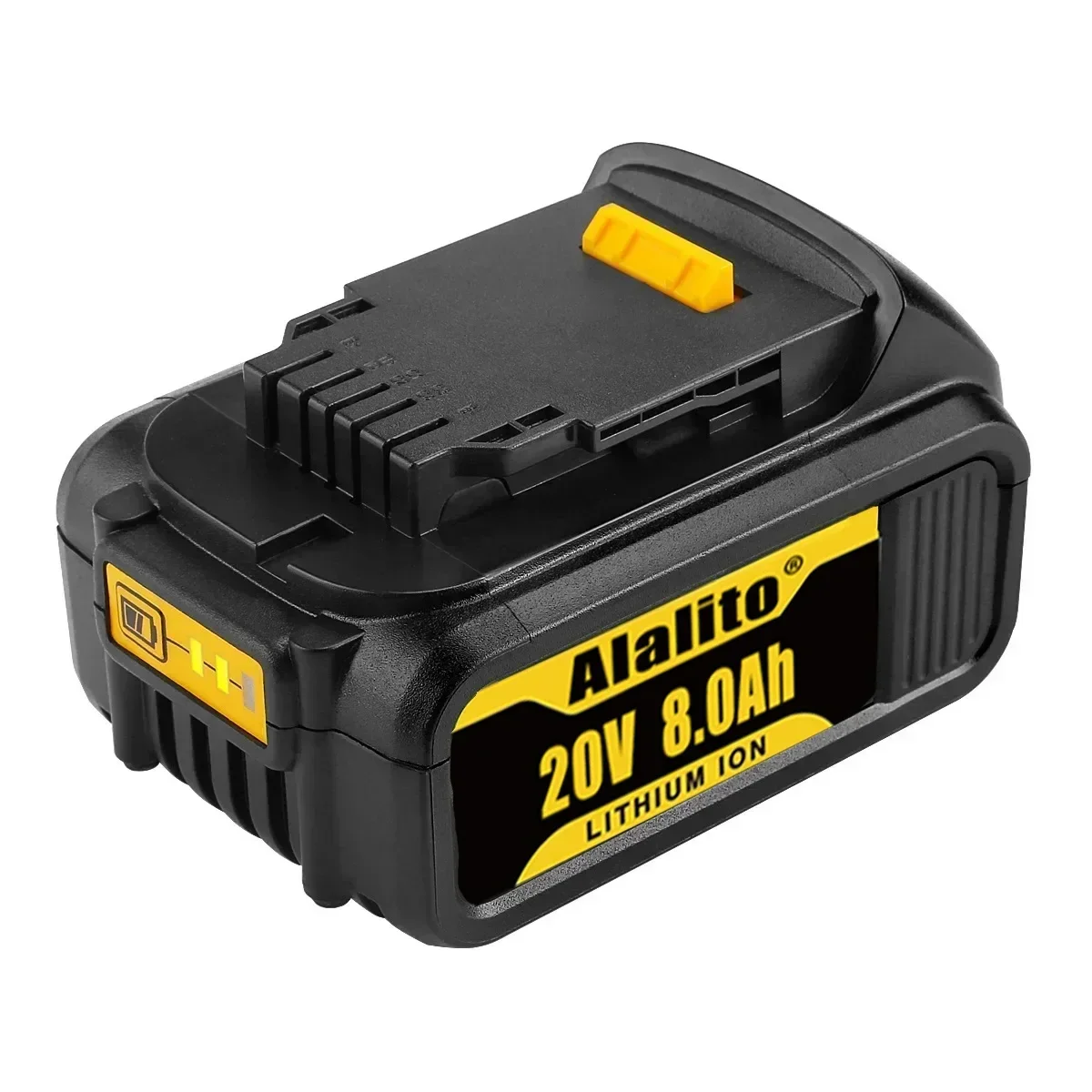 Batería de litio de 20V y 8Ah, herramienta eléctrica de repuesto para DeWalt DCB184, DCB181, DCB182, DCB200