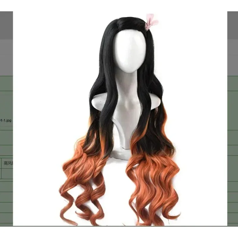 Fashionable multi color wig cosplay, long and short wig, heat-resistant synthetic fiber wig, spare party dressing room