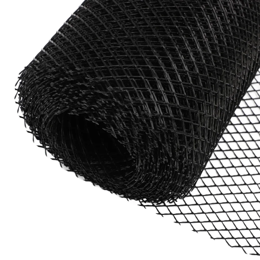 Reusable Debris Filter Gutter Guard Mesh Roll Easy Install Plastic Gutter Leaf Guard Roll Plastic Gutter Guard Netting Garden