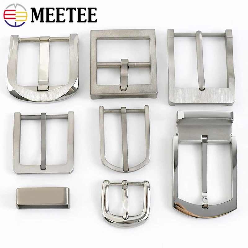 1Pc 25-40mm High-grade Pure Titanium Alloy Belts Buckles Anti-allergy Pin Buckle Head Clip DIY Jeans Leathercrafts Accessories