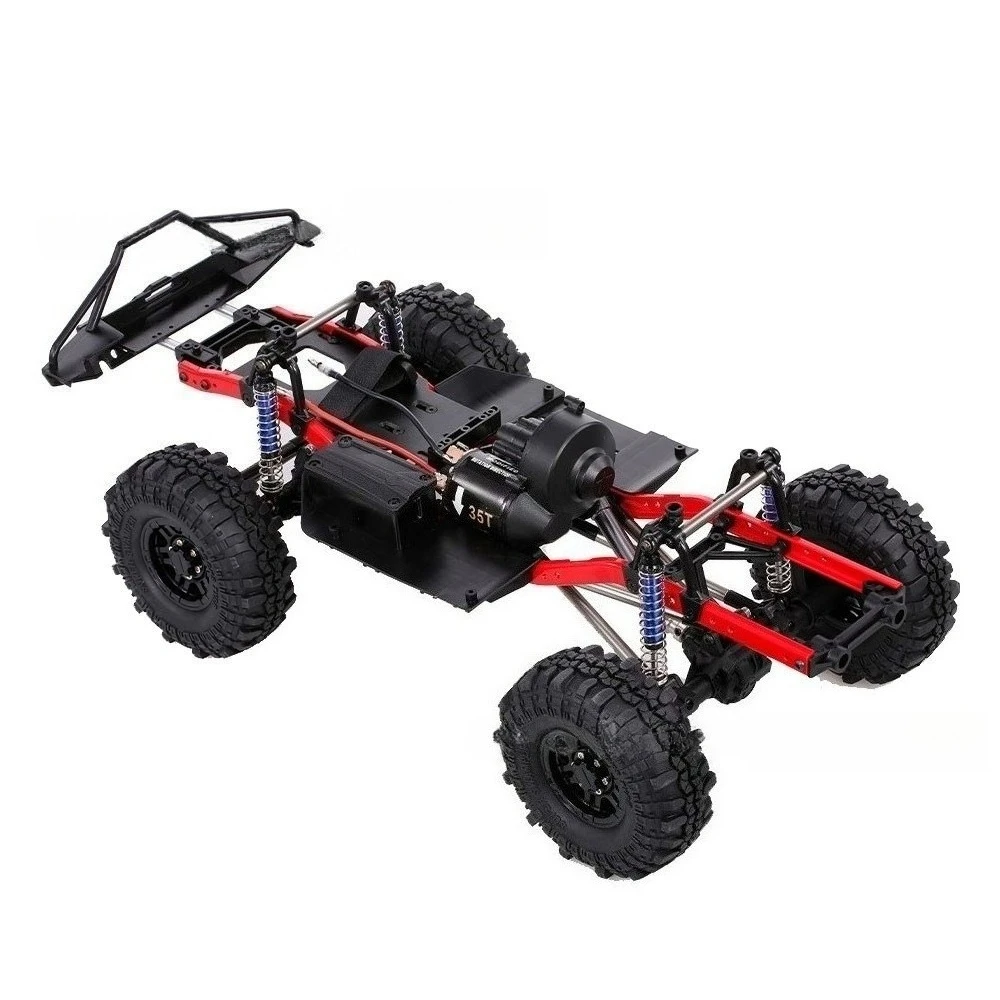 Aosta DIY RC Car A2X-313C neumático 275mm/10,8 pulgadas distancia entre ejes marco inferior 54035T motor 1/10 el mejor regalo para niños y adultos