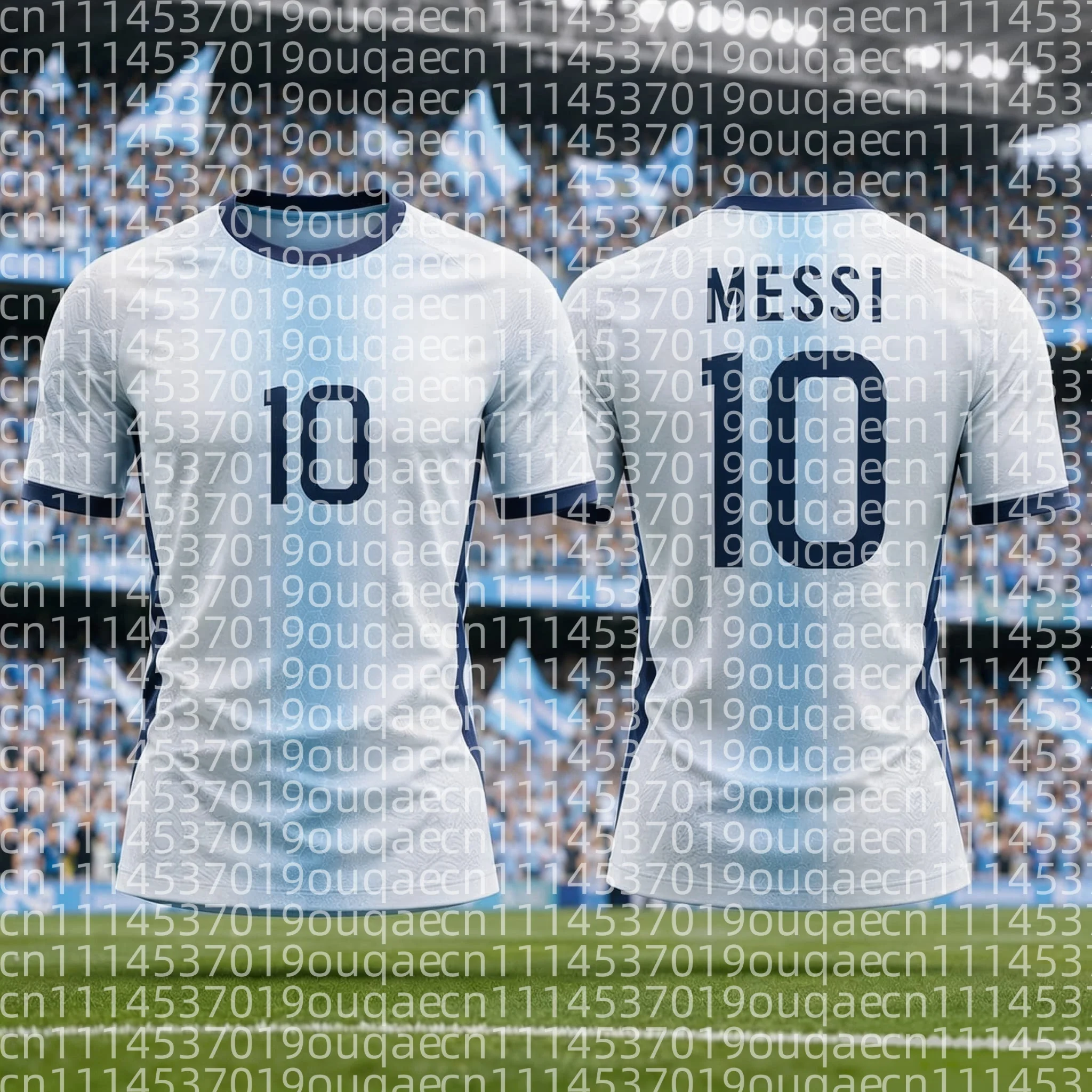 2026 Hot Sale Messi No.10 Football Jersey Argentina Fan Shirt Summer Sportswear Breathable Comfortable Kids Adult Unisex Top