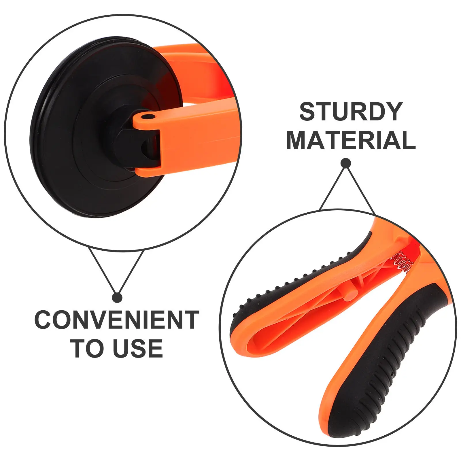 Heavy Duty Screen Opening Tool with Ergonomic Handle Suction Cup Clamp Set for Screen Replacement Repair