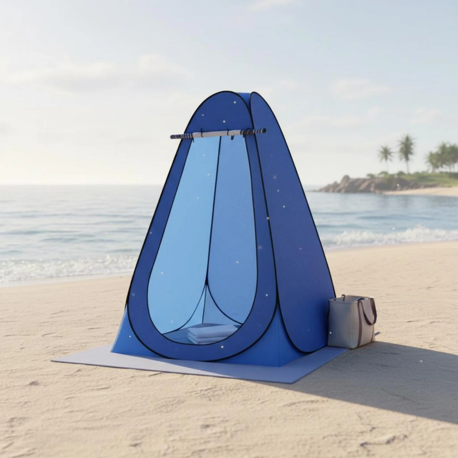 Outdoor Camping Gear - Namiot prysznicowy kempingowy z wentylowanymi otworami,