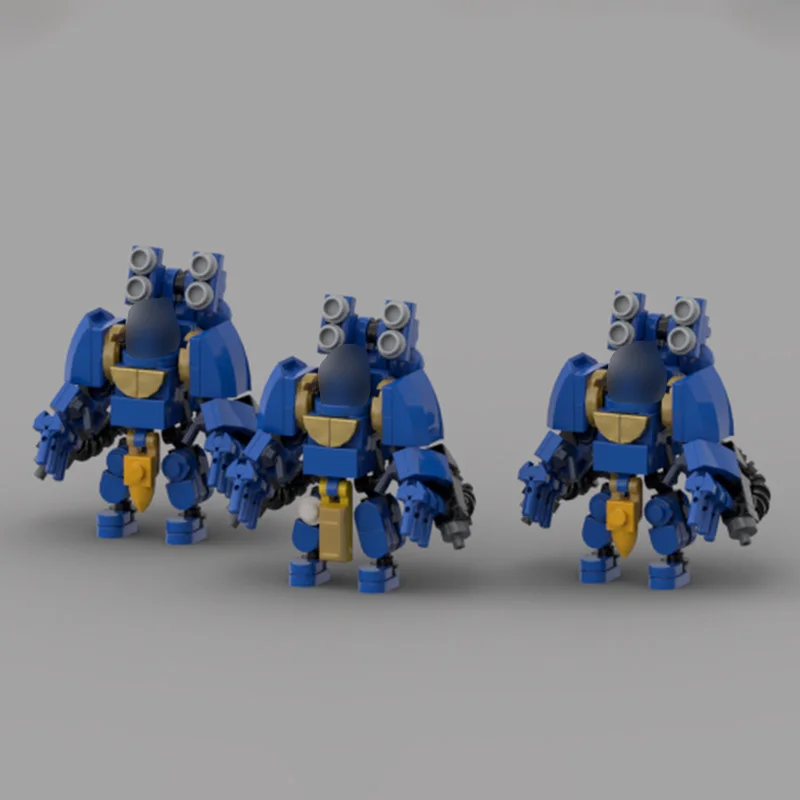 Beliebte Spiele 40K Modell Gebäude Moc Ziegel Hammer Schlacht Mech Sammlung Technologie Blöcke Geschenk Modulare Weihnachten Spielzeug DIY Sets