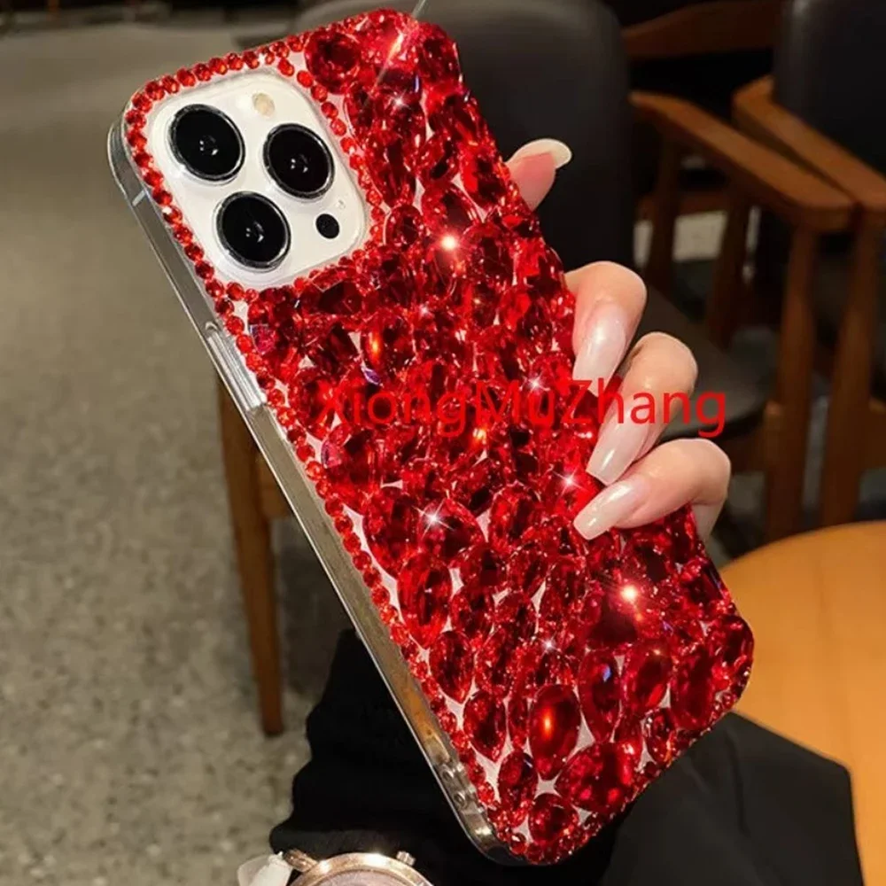 Luxury Bling Fashion Rhinestone Custom Glitter Case for Motorola One Vision One Fusion Plus One Power One Hyper One 5G Ace P50