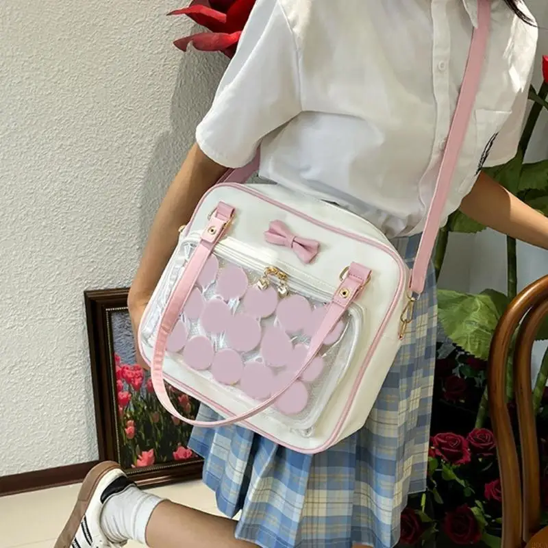 2023 حقيبة كروسبودي للفتيات في سن المراهقة سعة كبيرة حمل حقيبة JK موحدة حقيبة يد حقيبة مدرسية تنوعا حقيبة ساعي حقائب الكتب 20CA