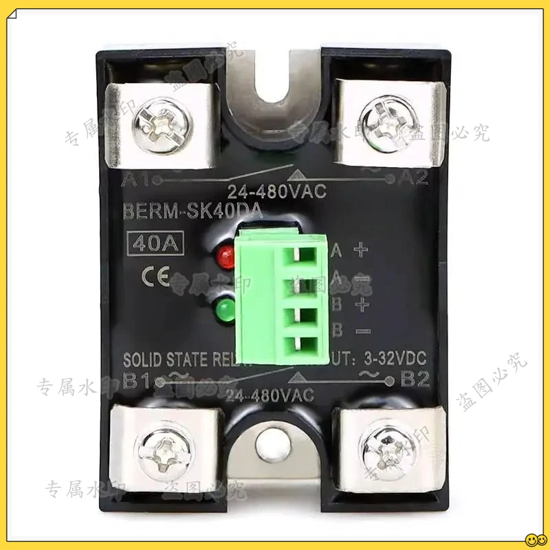 

Solid State Relay SSRfor BERM-SK40DA Channel Dual DC Control AC SK-DA Single Phase