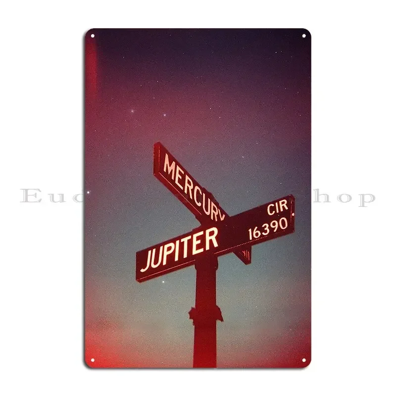 Universe Intersection Mercury And Jupiter Metal Sign Designing Mural Cinema Cinema Home Tin Sign Poster