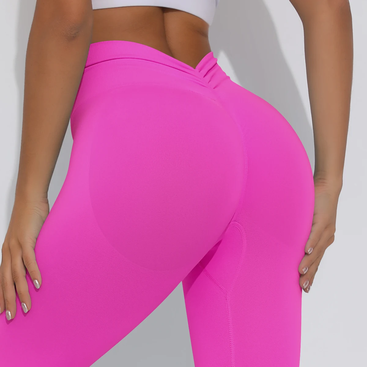 Fitness Elastic Yoga Pants Yoga Leggings Pants Seamless High Waist Tummy Stretch Athletic Women Sexy Pants