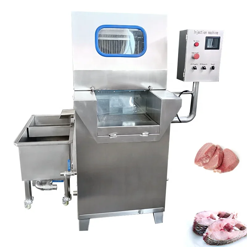 High Efficiency Industrial Rabbit Saline Beef Chicken Water Injection Meat Saline Injection Machine