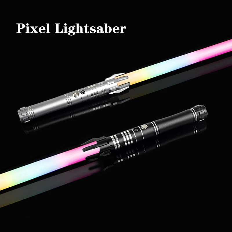 

Pixel Lightsaber metal laser sword sabre de luz kpop lightstick espada rave weapon Swing Heavy Dueling FX FOC Blaster Toys