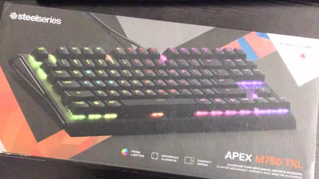 

SteelSeries M750/M750 TKL/M750 TKL PUBG gaming keyboard RGB backlight multimedia function keys