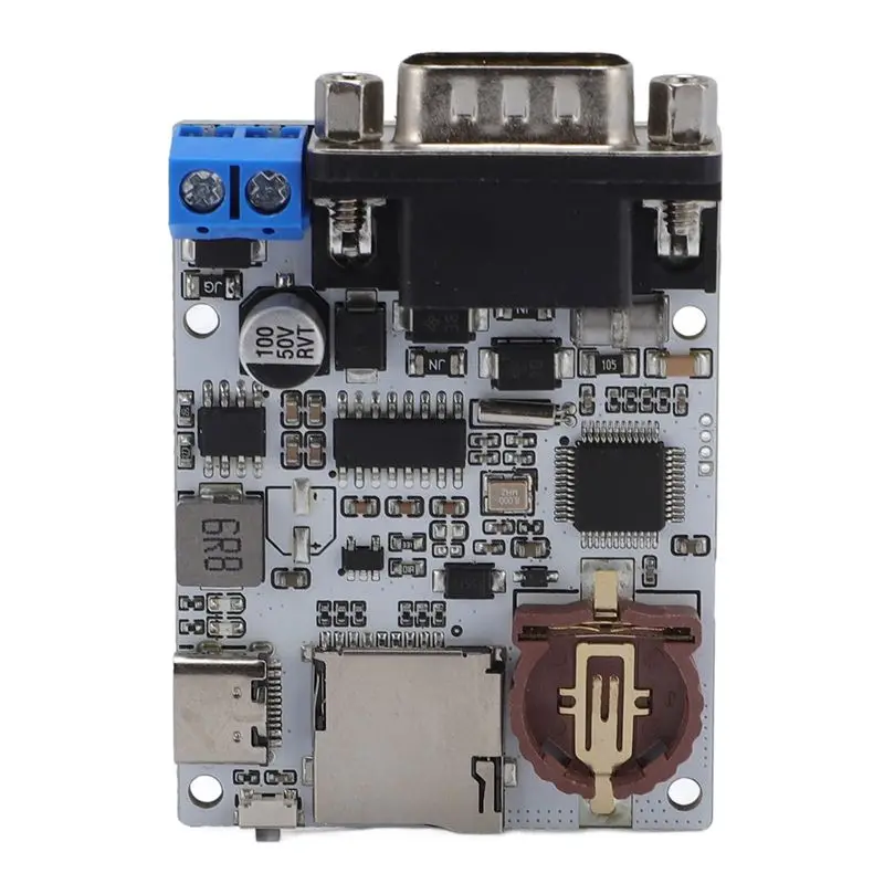 B27B Small Memory Card Module Serial Data Logger Recorder With 2 LED Indicators Archive Type C TXT File Timestamp 232 Interface