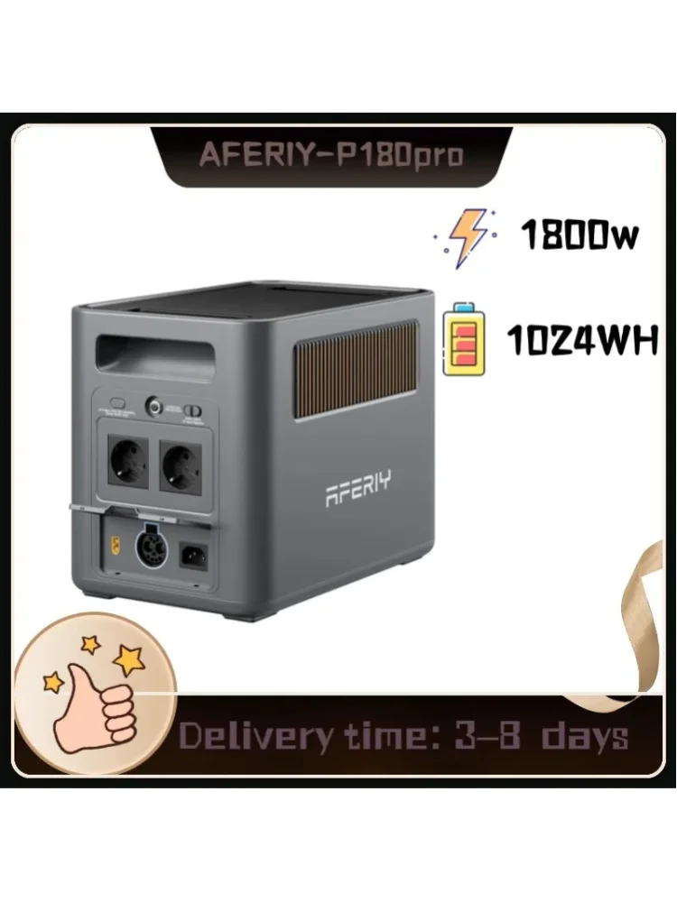 AFERIY P180pro Tragbare Powerstation 1800W Solar-Generator 1024Wh Lifepo4-Batterie Outdoor-Camping Mobile Powerstation