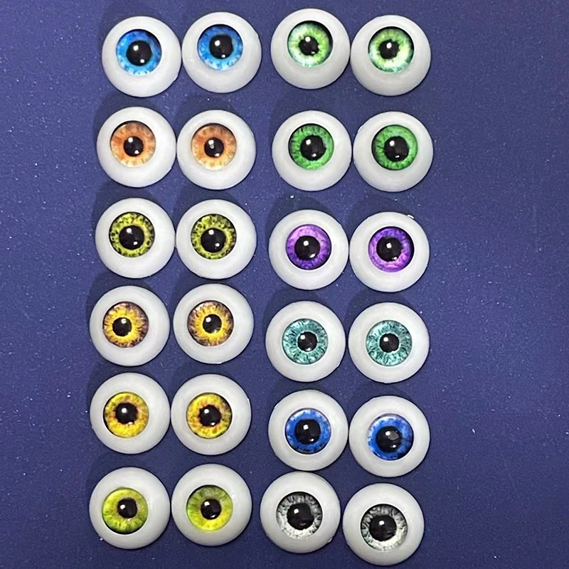 12mm / 14mm Eyes 2 Pairs Eyeball DIY Toy Eye Plush Animal Eye Accessories Doll Eyeball BJD Doll Eyes