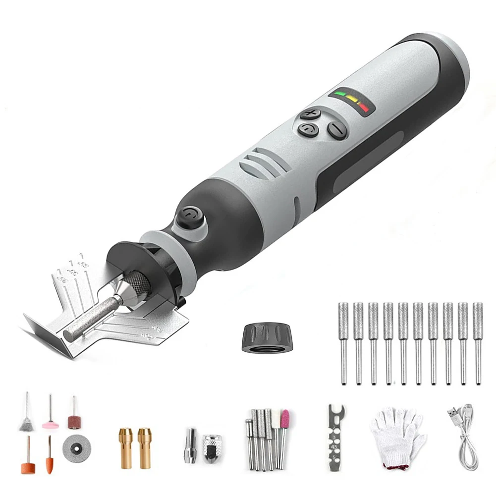 

Quick Effects Electric Handheld Rechargeable Chainsaw Sharpener Cordless Diamond Sharpening Bits Handheld Levels Rechargeable