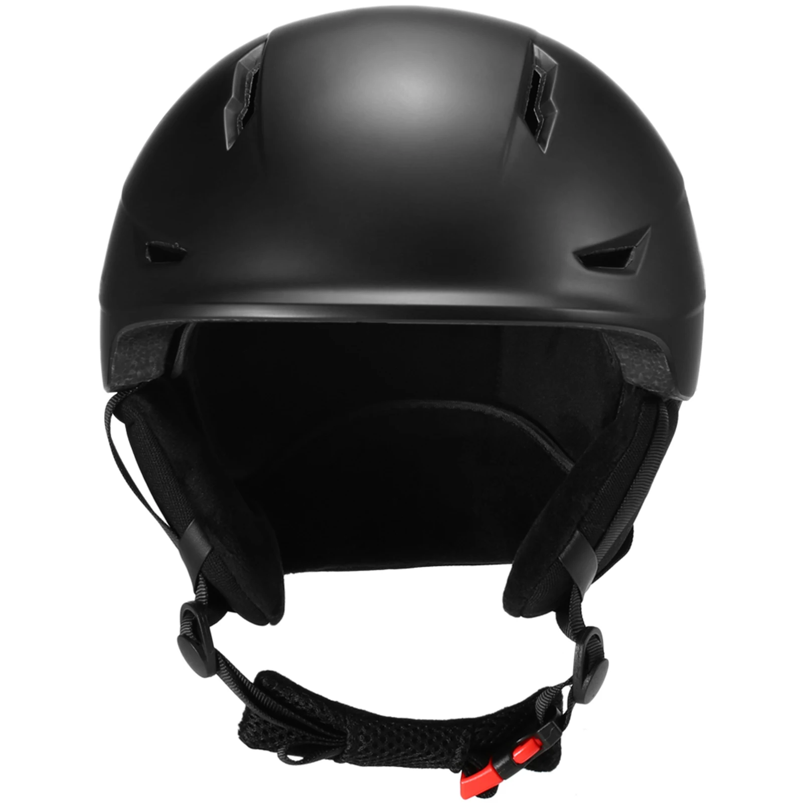 Snowboard Helmet with Detachable Earmuff Men Women Safety Skiing Helmet with Goggle Fixed Strap Professional Skiing Snow Sports