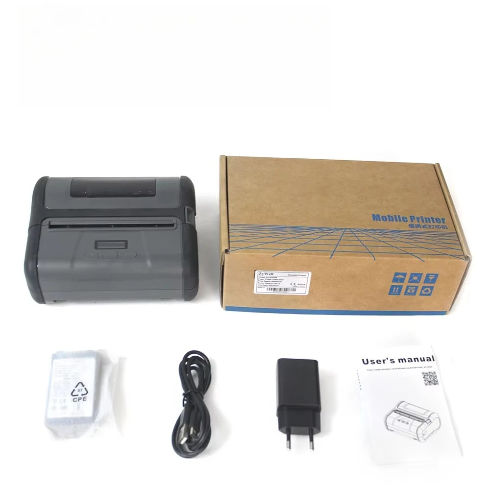 

Mini Impresora Etiquetas 4inch Small Label Printer 4x6 Custom Barcode Label Sticker Printer