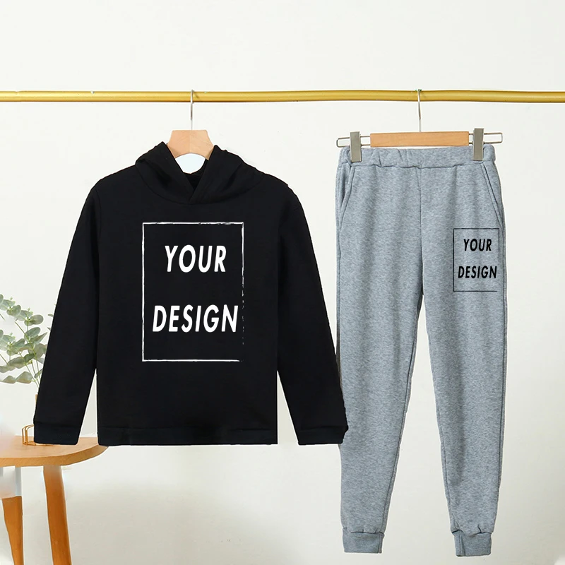 Kinder Mode 2 stücke Pullover Hoodie + Hosen Anzüge 1-8Y Jahre Jungen Mädchen Casual Langarm Sportswear Trainingsanzüge Kinder kleidung – Detail 10