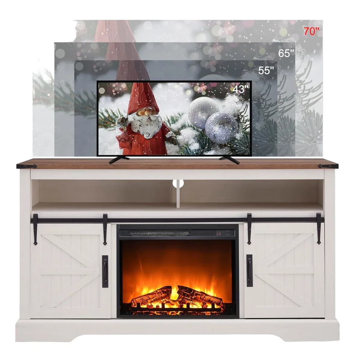 

Cross-border Home Products Household Floor-to-ceiling Living Room Furniture Simulation Flame Heating European Fireplace TV Cabin