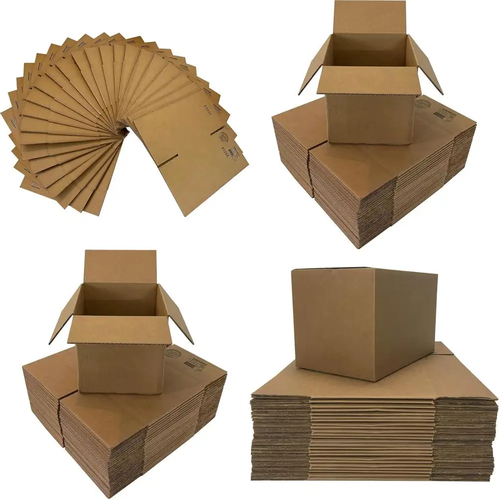 

20-Pack Medium Corrugated Shipping Boxes - 21x14x9 Inches