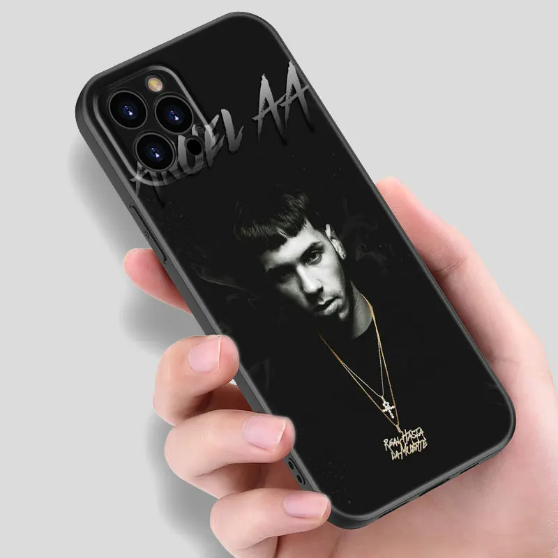 Hot Anuel AA Rapper Black Silicone Phone Case For Apple iPhone 12 13 Mini 11 14 15 Pro Max 7 8 Plus X XR XS SE 2020 2022