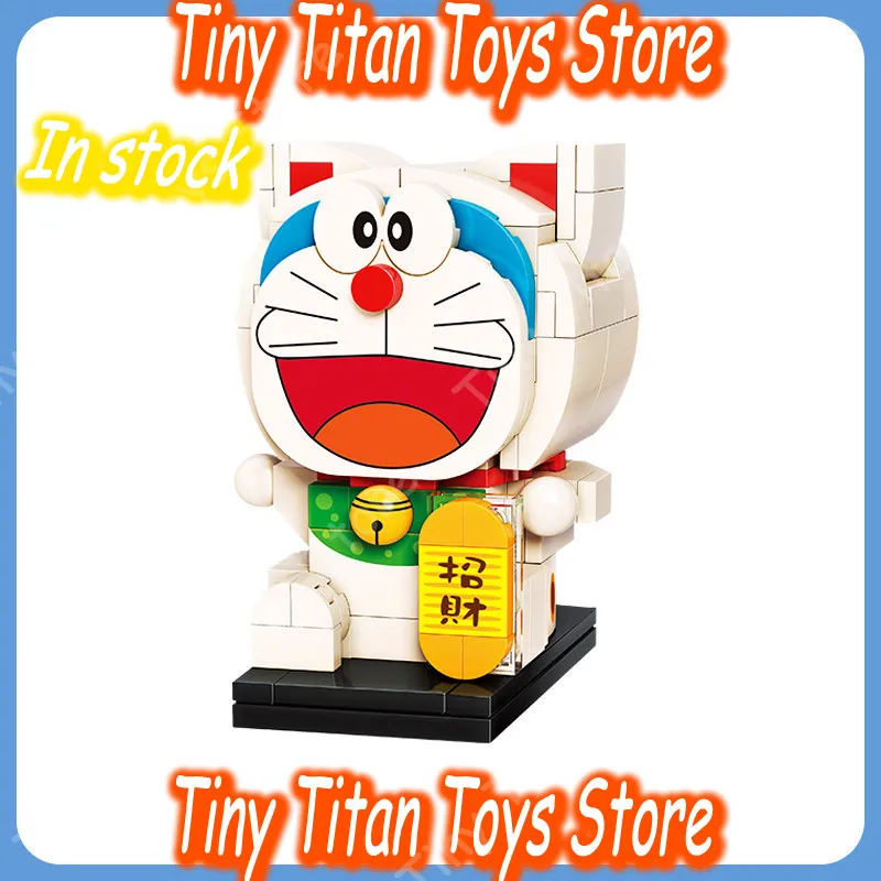 

Конструктор Keeppley Doraemon Lucky Cat, модель A0111, коллекционный набор кирпичиков для декора дома и офиса, подарок для детей и взрослых