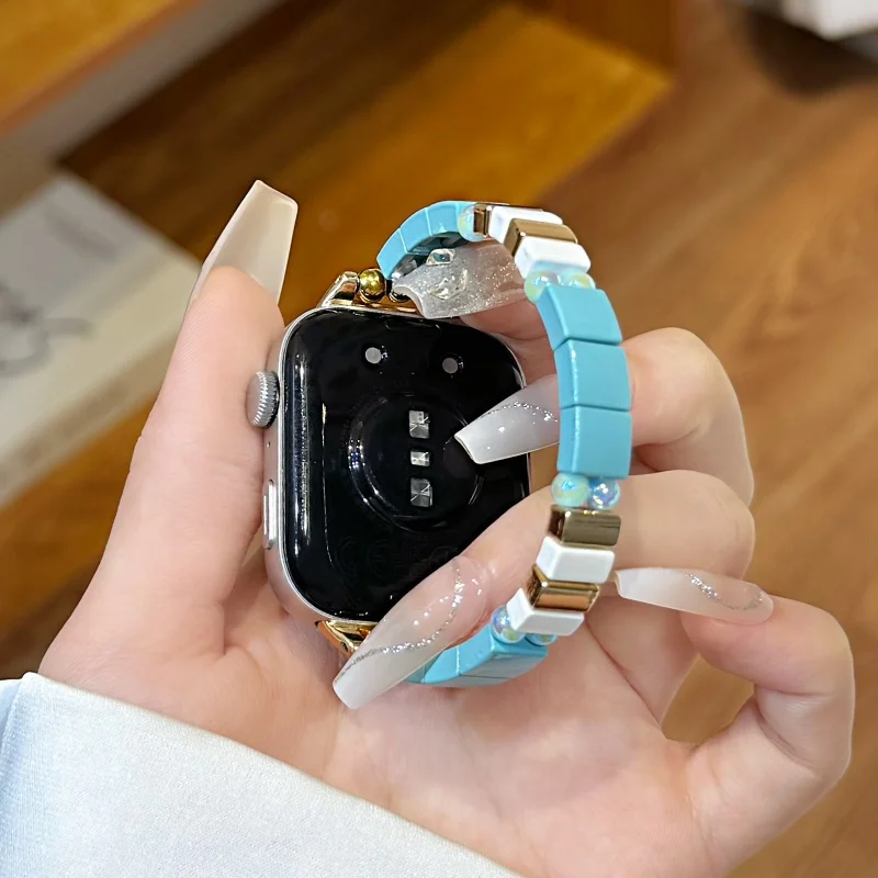 

Exquisite colored blocks suitable for Huawei GT5/GT5 Pro/GT4/GT2/3/4 22mm/20mm/18mm fashionable watch straps