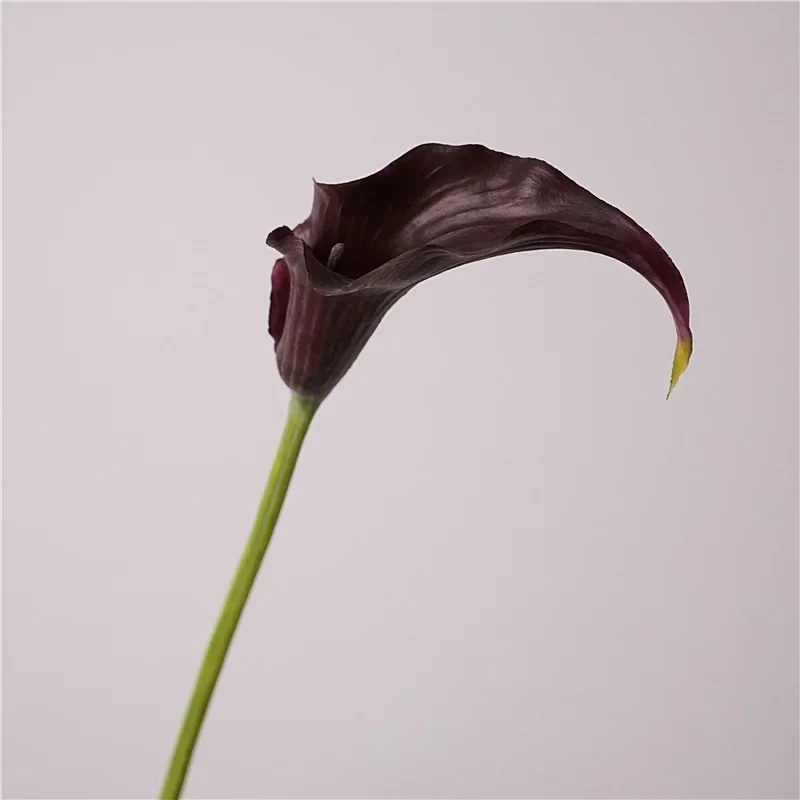 5Pcs Latex Calla Lily Real Touch Artificial Flowers Wedding Decor Bridal Bouquet Party Table Floral Arrangement Home Decorations image 3