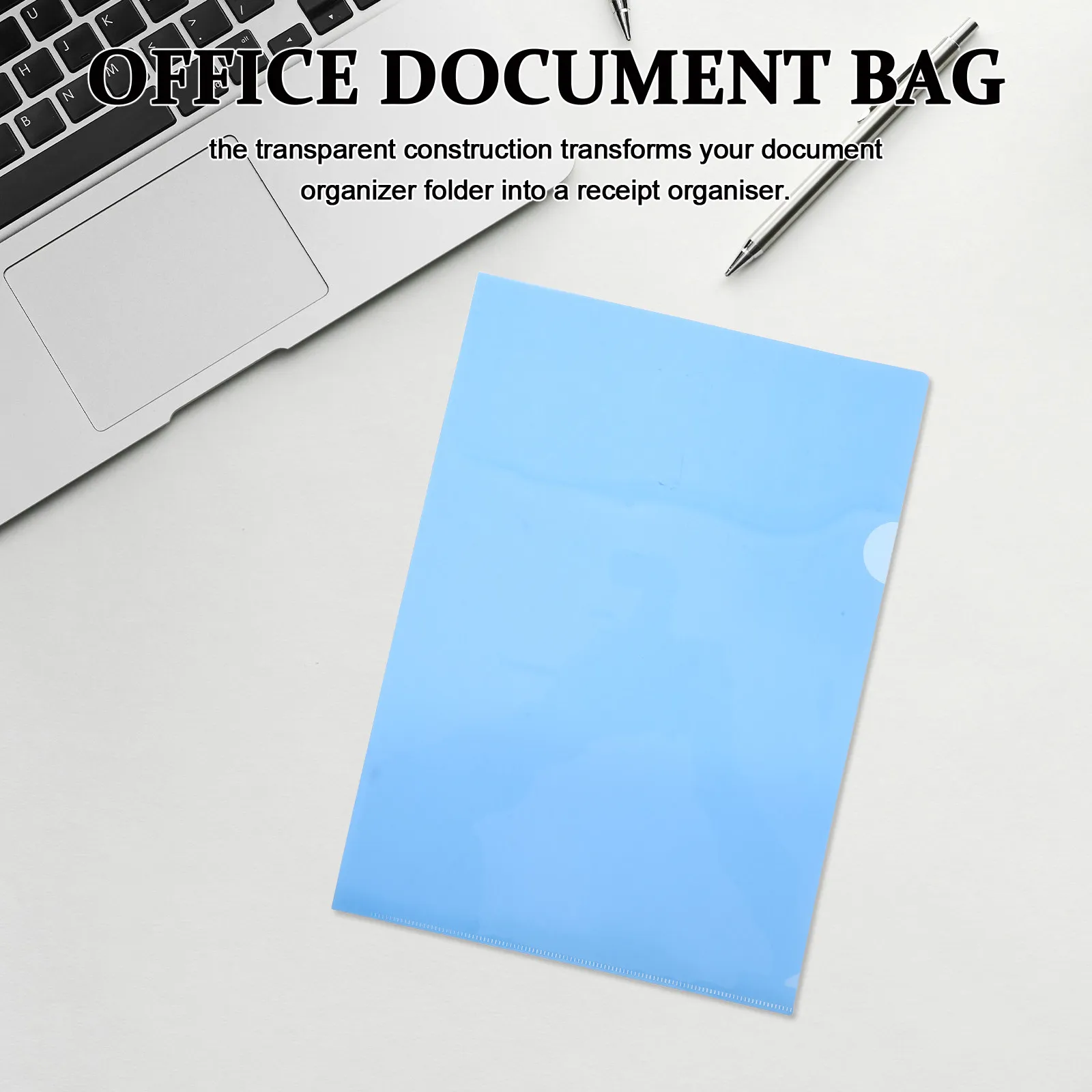 25個入り-防水プラスチックファイルフォルダー-透明-a4-サイドオープン-ドキュメントオーガナイザー-レシートホルダー-オフィス-学校用書類