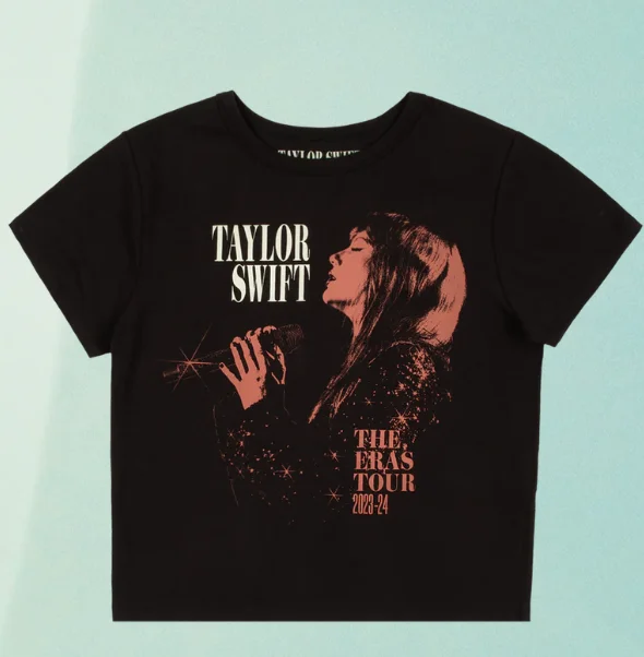 تي شيرت رجالي تايلور Showgirl's Life Tour تي شيرت قطني عتيق برقبة دائرية وأكمام قصيرة تي شيرت للجنسين #4