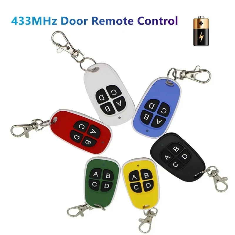 

Universal 433 Mhz RF Copy Remote Control Key 4 CH Transmitter Duplicated Cloning Code Car Key For Electric Garage Door Opener