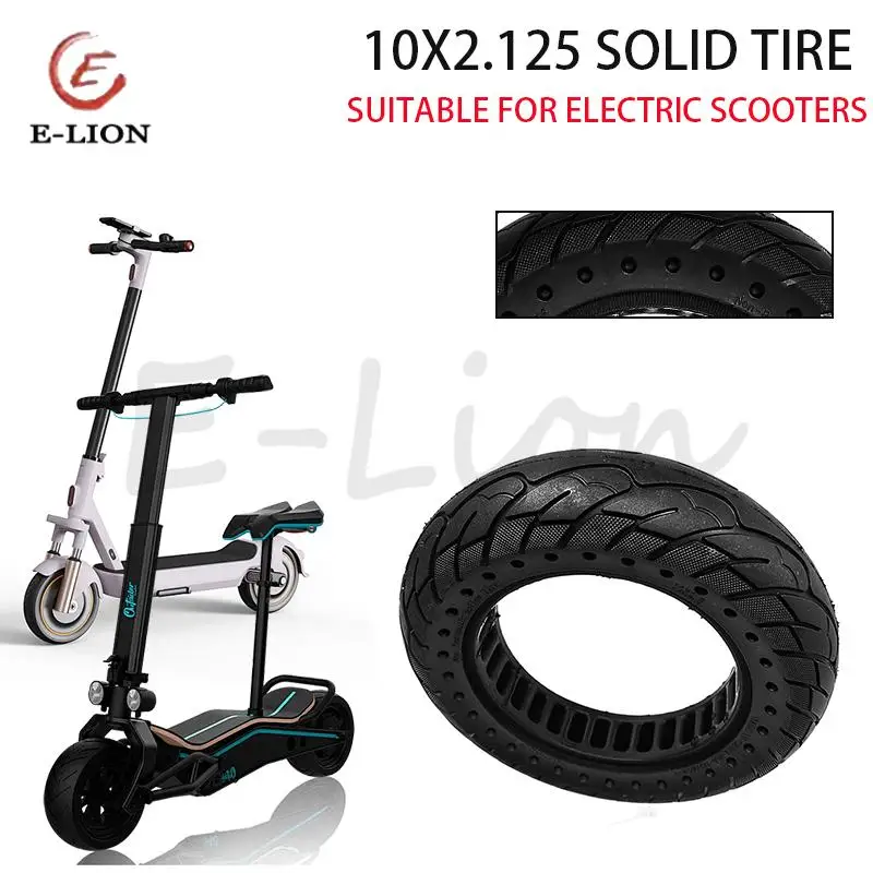 

10-дюймовая сплошная шина для электрического скутера 10*2,125 полая шина 10*2 ненадувная противовзрывная шина