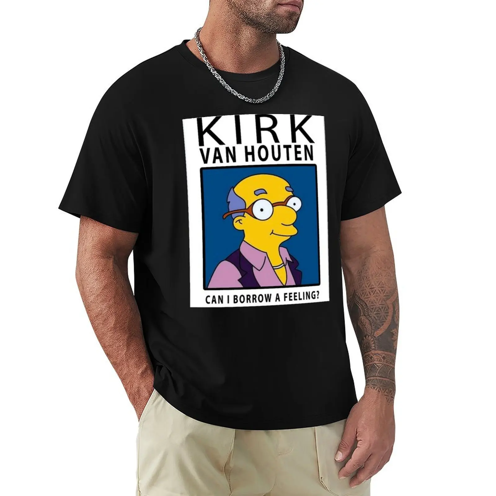 

Kirk Van Houten T-Shirt plus size clothes korean fashion graphics graphic tee shirt anime shirts men