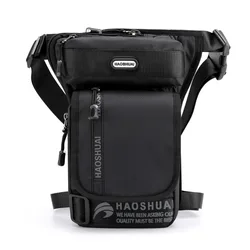 Borsa da uomo per gamba Hip Drop per Rider moto Assault viaggio impermeabile in Nylon Messenger marsupio marsupio marsupio in vita