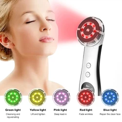 LED Face Massager Facial Lifting Beauty Skin Rejuvenation Radio Mesotherapy Vibration Wrinkle Removal Radio Frequency Skin Care